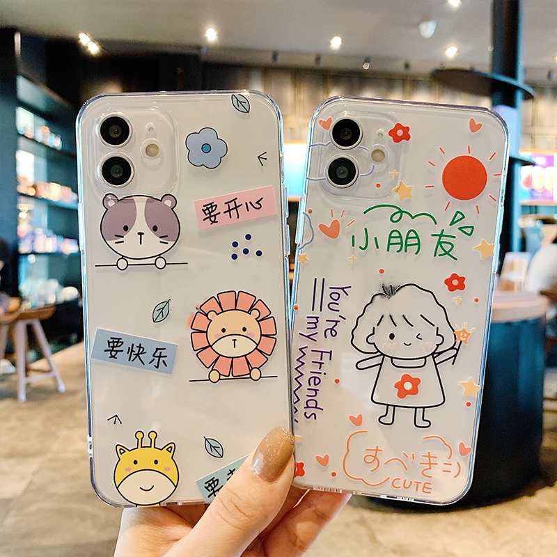 Ốp lưng iphone Cute dẻo silicon cho iphone 11 7plus 8plus x xsmax 11pro max 12pro 12promax 13promax t121