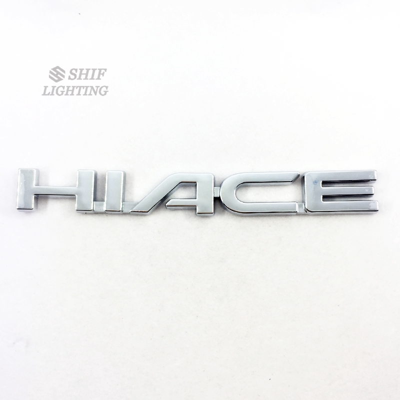 Đề can dán trang trí xe ô tô Toyota bằng nhựa ABS hiace logo