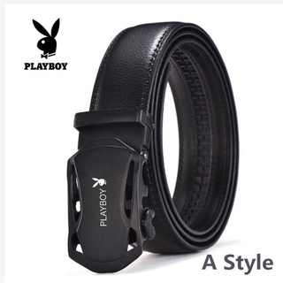 Thắt Lưng Da Playboy Khóa Tự Động Cá Tính Cho Nam