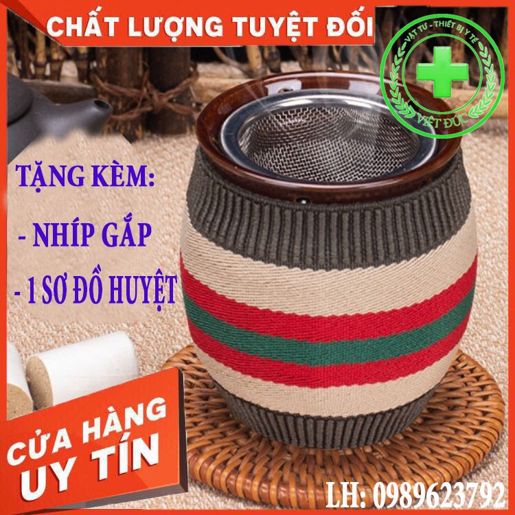 Cốc xông ngải cứu-Cốc phù dương-TẶNG BAO THỔ CẨM CHỐNG NÓNG { HÀNG CÓ SẴN }.