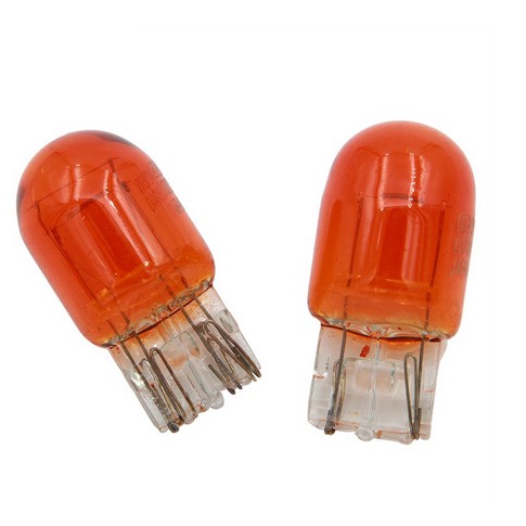 Bóng Đèn lùi de xi nhan tín hiệu chân dẹp Halogen T20 12v 21w 7440 7443 màu Trắng vàng cam dây tóc sợi đốt Xe Hơi ô tô