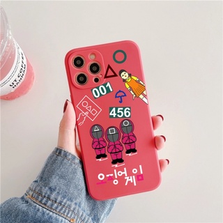 Ốp Squid Game Vuông Xiaomi Redmi Note 9,Note 9s,Note 9 Pro,Redmi Note 8,Note 8 Pro,Redmi Note 7,Redmi Note 5,Note 5 Pro