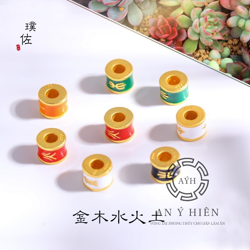 Charm Lu thống ngắn mệnh kim #C46 ( An Ý Hiên)