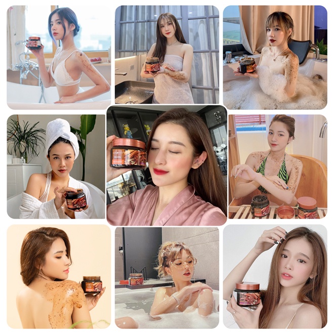 Tẩy Tế Bào Chết Body Quế hồi &amp; Cà phê Exclusive Cosmetic Coffee Cinnamon Cloves 380g