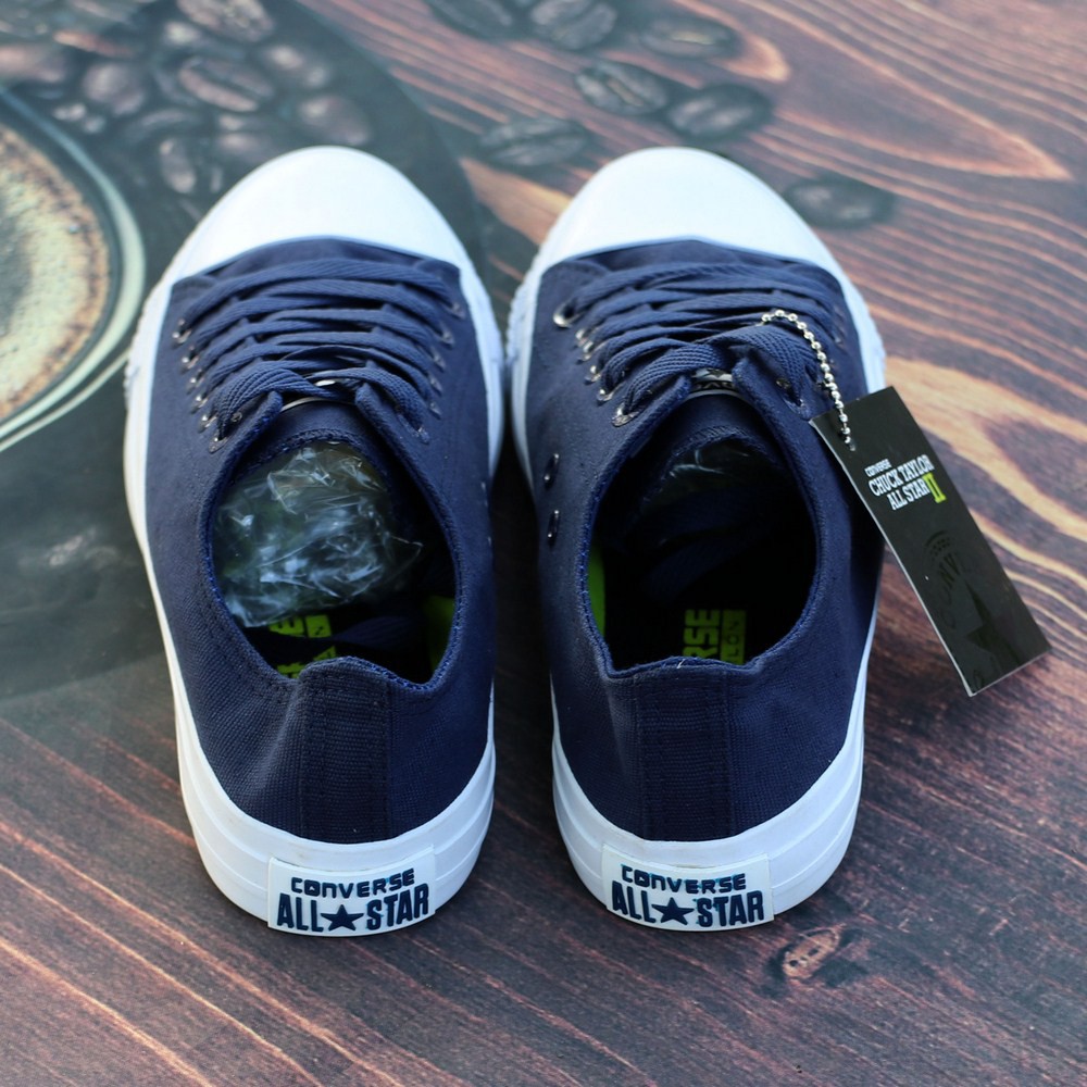 Giày Chuck 2 AllStar Classic Cổ Thấp Nam Xanh Navy