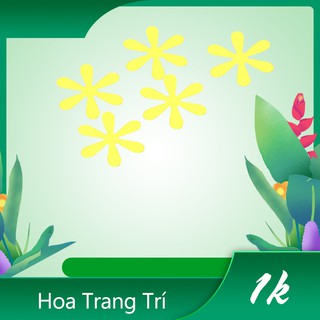 Hoa Trang Trí Tường 6x11 cm