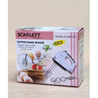 Máy đánh trứng cầm tay Scarlett 7 tốc độ