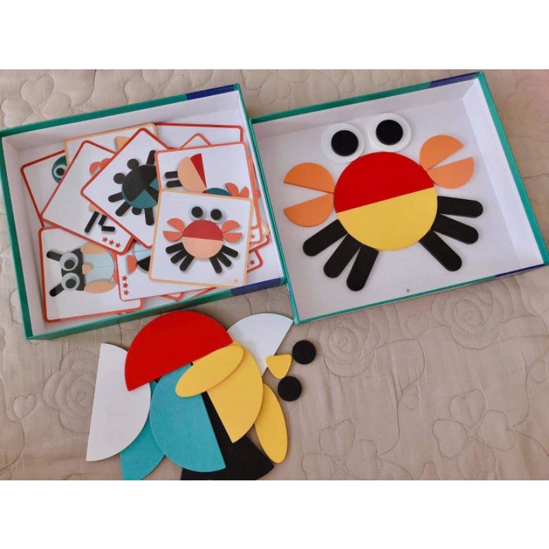 bộ tranh ghép hình montesorri 29 chi tiết đồ chơi gỗ thông minh cho bé