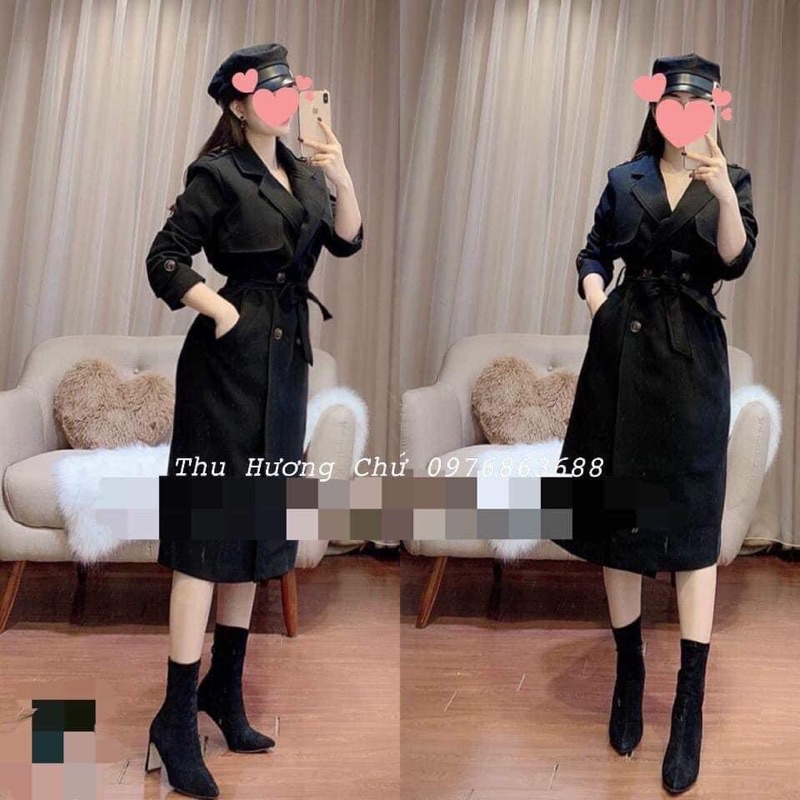 Áo khoác dài-áo măng tô-áo dạ kaki dài | BigBuy360 - bigbuy360.vn