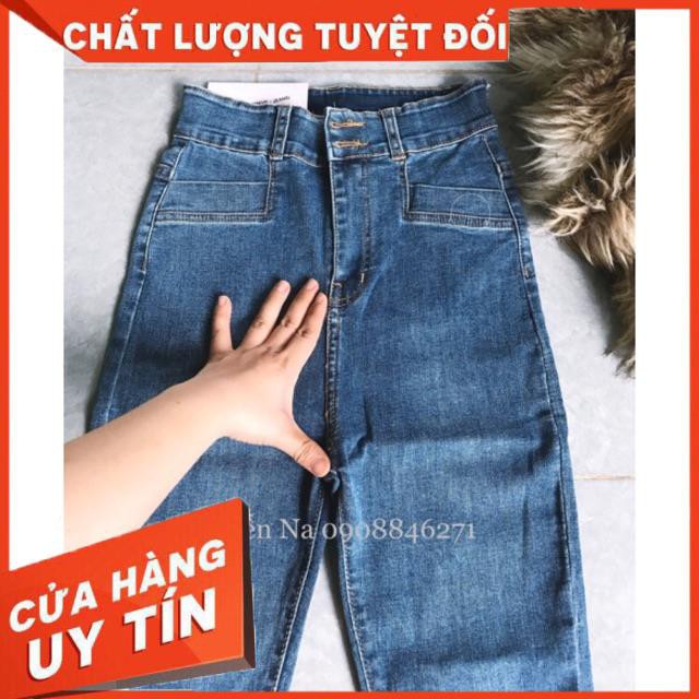 QUẦN JEANS DÁNG ÔM ĐÁY SIÊU CAO TRÊN RỐN- hình thật shop chụp | WebRaoVat - webraovat.net.vn