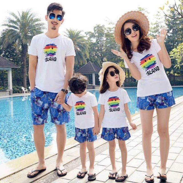 áo gia đình heo xinh sét gia đình 5 người chất cotton mịn mát  giá sĩ