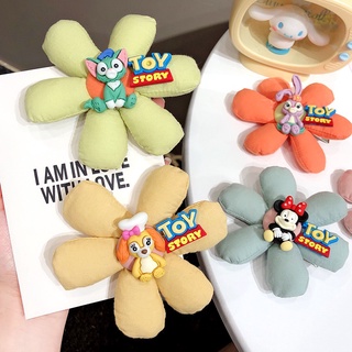 Kẹp tóc hình hoa hướng dương đính phụ kiện hoạt hình 3D phong cách Hàn Quốc dễ thương