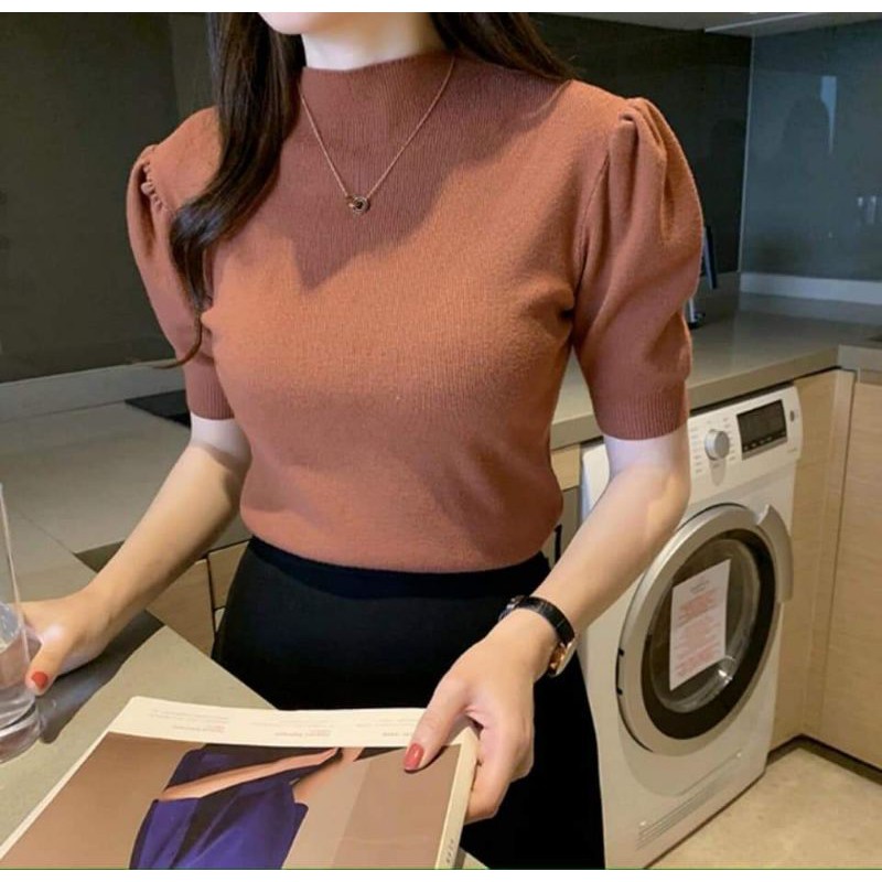 Áo len nữ tay bồng | BigBuy360 - bigbuy360.vn