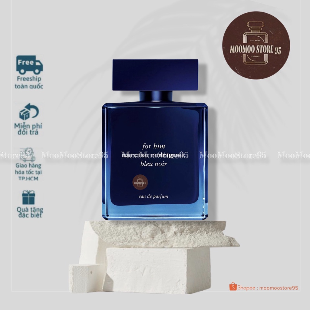 -𝐌𝐨𝐨𝐌𝐨𝐨- Narciso Rodriguez For Him Bleu Noir Parfum | Nước hoa nam | Nổi bật và Cuốn hút