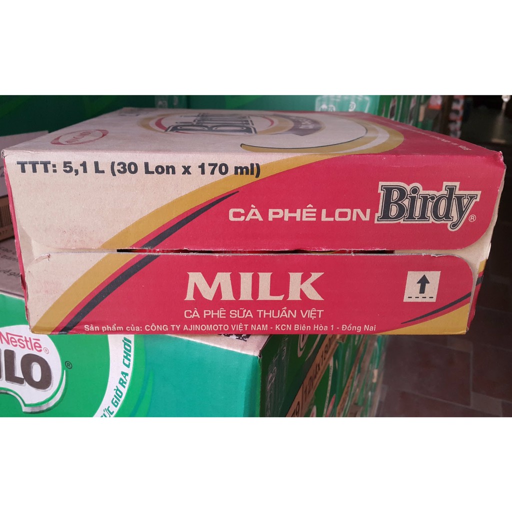 Cafe sữa Birdy thùng / 30 lon 170ml/ 1 lon,Cafe sữa Birdy,Cafe sữa