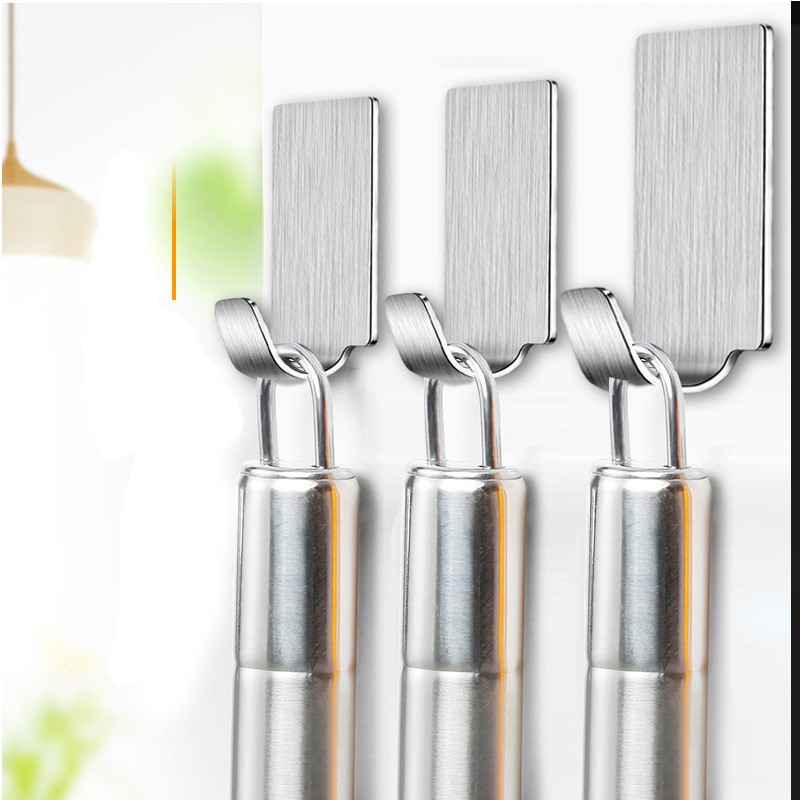 Móc Dán Treo Dán Tường SENNAI Inox 304 Sử Dụng Cho Gạch Men, Kính Siêu Chắc