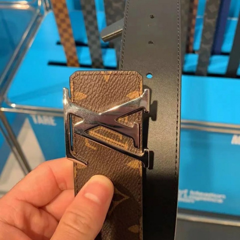 Thắt lưng lv nam Thắt Lưng Da Thật Khóa Chữ L Thời Trang Cao Cấp Cho Nam