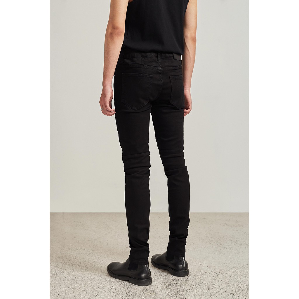 Quần jeans nam HIGHWAY MENSWEAR Clint Jeans đen | BigBuy360 - bigbuy360.vn