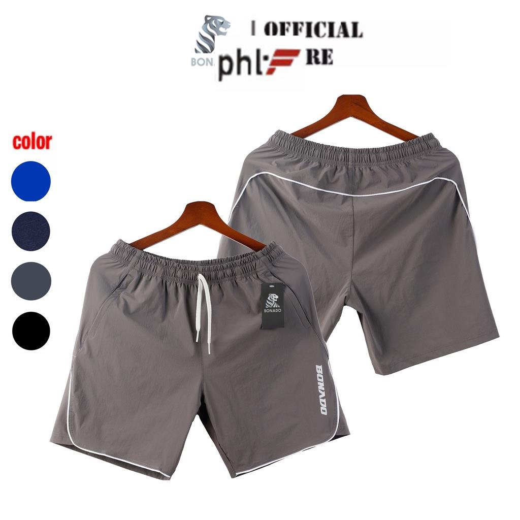 Quần Đùi Nam PHL (5 màu) Vải Dù Gió Mềm, Siêu Nhẹ, Dáng Thể Thao QS09