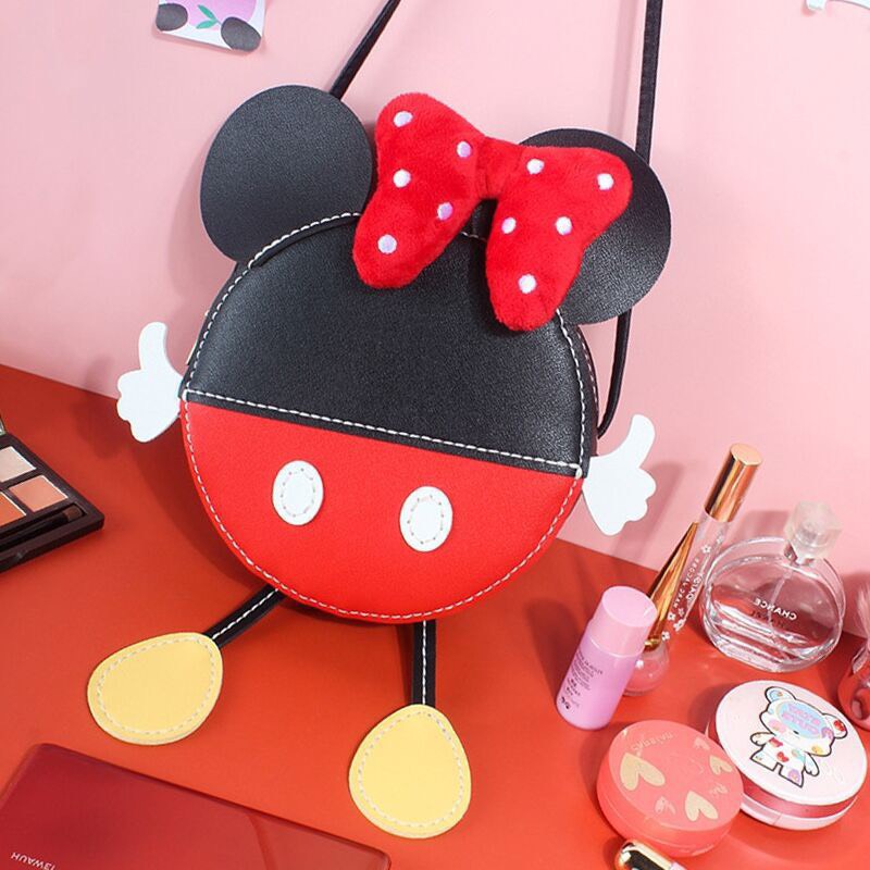 [Có Video Hướng Dẫn] Túi Handmade Tự Đan, Set Nguyên Liệu DIY Làm Túi Handmade Chuột Mickey Da Pu Dễ Thương - EB76