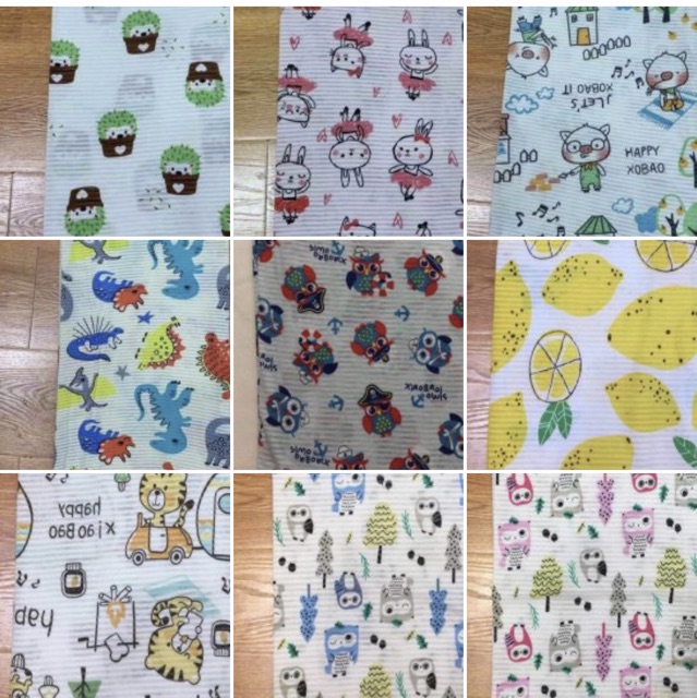 ( XẢ HÀNG ) Bộ cotton cộc  sợi tre Cho bé