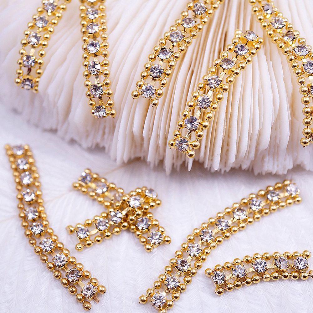 Miếng Dán Trang Trí Móng Tay Hình Dây Xích Thời Trang|Phụ Kiện Trang Trí Móng Tay 3D DIY Xinh Xắn