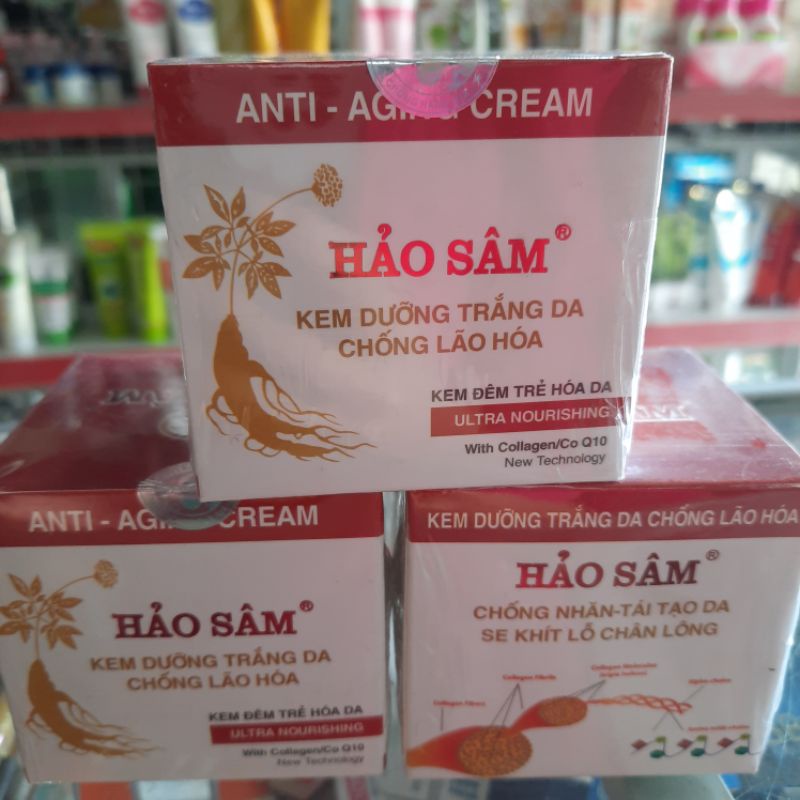 kem hảo sâm dưỡng trắng da ban đêm