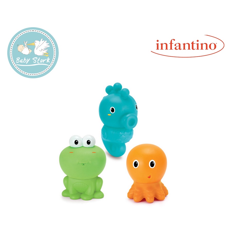 Set đồ chơi bồn tắm cho bé 2022 infantino Easy Clean Bath Squirters