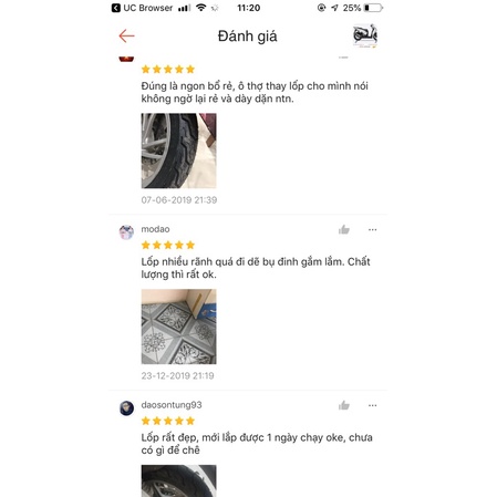 Lốp 120/80-16 chính hãng , Lốp Honda SH viêt , sh ý