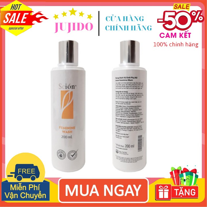 Dung Dịch Vệ Sinh Phụ Nữ Scion Feminine Wash Nuskin 200ml Mỹ Cao Cấp