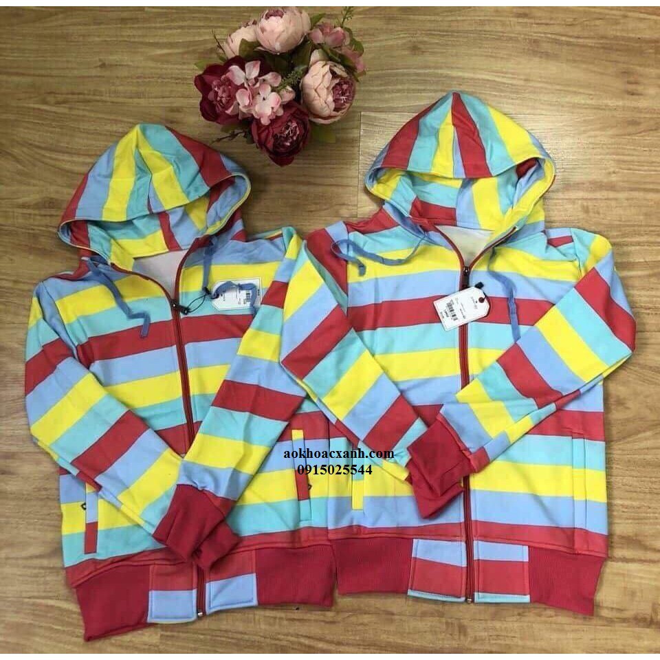 ÁO KHOÁC THUN DA CÁ 7 SẮC CẦU VÒNG