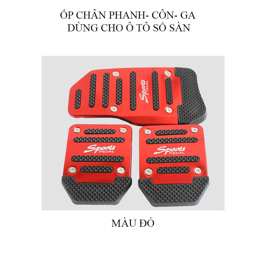 ỐP PEDAL DÙNG CHO XE Ô TÔ SỐ SÀN