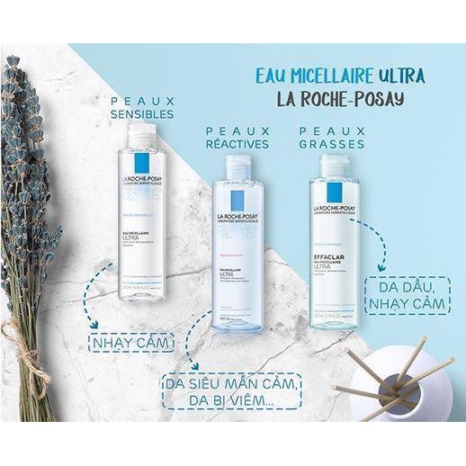Tẩy trang Laroche posay 400ml