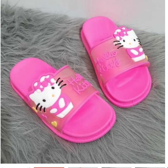 DÉP LÊ MÈO HELLO KITTY BÉ GÁI ( ĐO CHIỀU DÀI CHÂN BÉ)