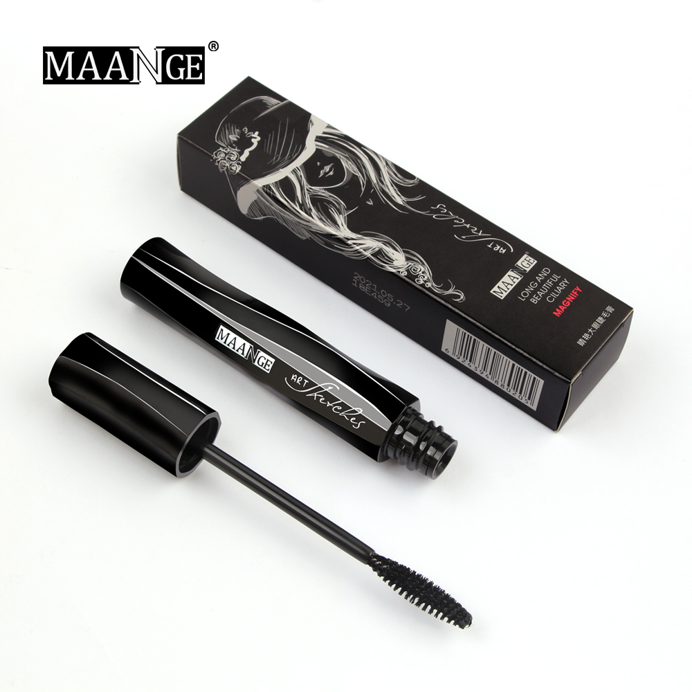 Mascara Dài Mi MAANGE 3D Màu Đen Lâu Trôi Không Thấm Nước 50g