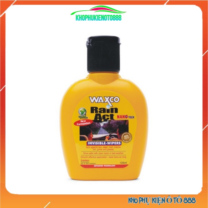 Dung dịch chống bám nước WAXCO cho xe ô tô hàng Malaysia dung tích 125ml