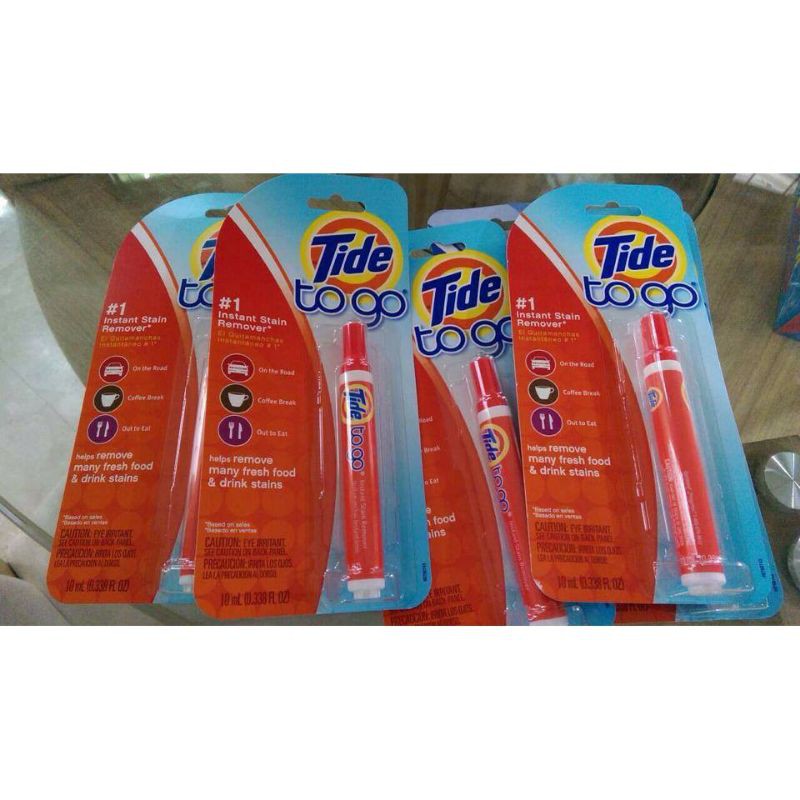 BÚT Tide go tẩy VẾT BẨN QUẦN ÁO TIDE TO GO INSTANT STAIN REMOVER 10ML 