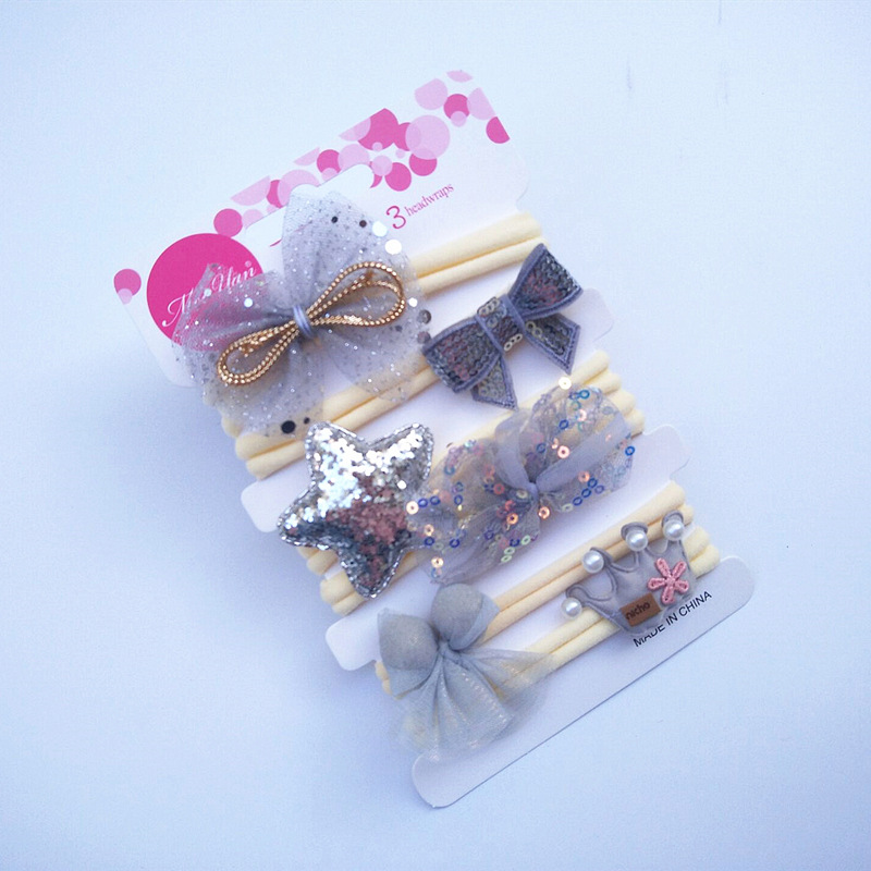 Set 6 Băng Đô Co Dãn Xinh Xắn Cho Bé Gái