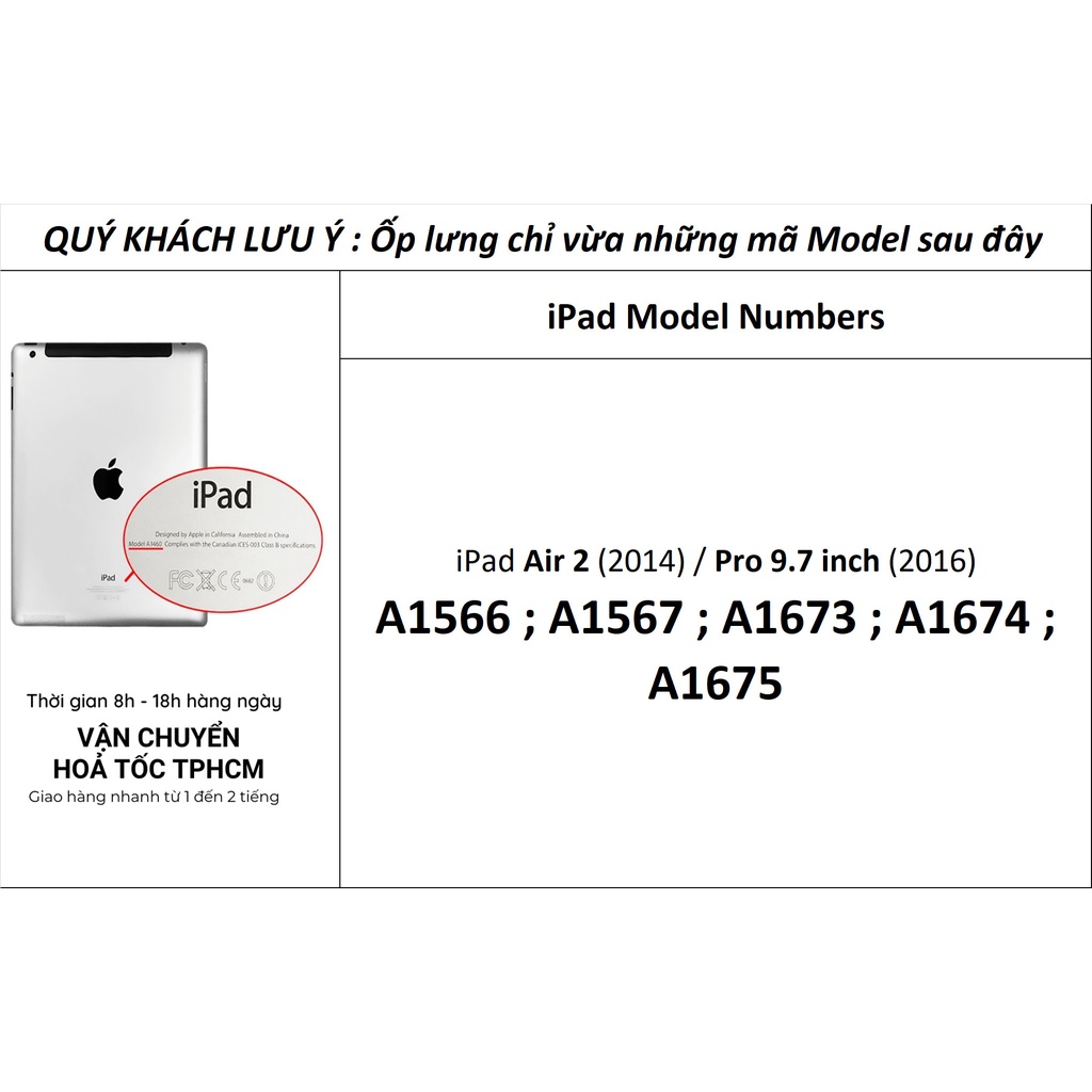 [Hỏa Tốc HCM] Ốp lưng XUNDD iPad Air 2 / iPad Pro 9.7 inch (BEETLE SERIES) Chống shock, Mặt lưng trong, Viền TPU - Đen