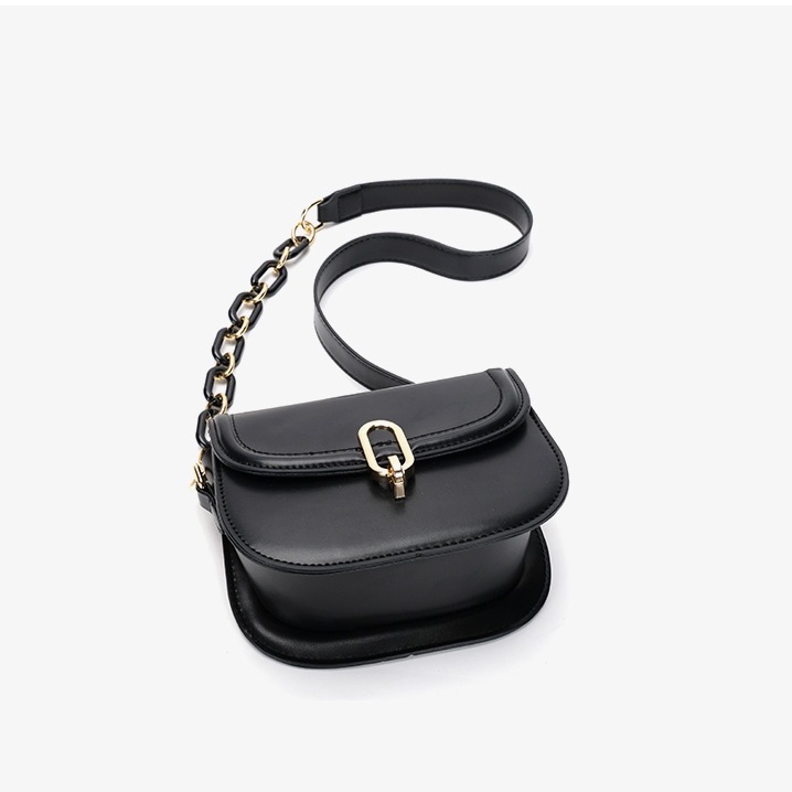 🌸Hàng Order🌸 Túi Xách Nữ CEEKAY Kẻ Lưới Da Trơn Khóa Gài Quai Da Phối Xích Dây Đeo Sang Chảnh Nữ Tính 🌸Hàng Quảng Châu