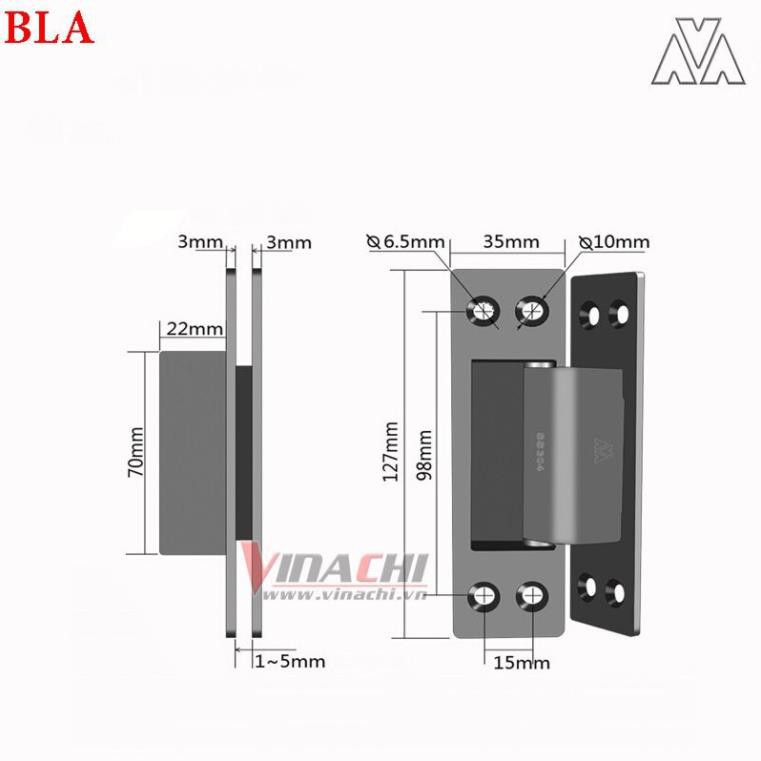 Bản Lề Cửa Âm SUS 304 Chất Lượng Cao, Uy Tín