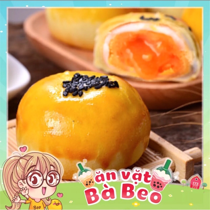 50g 1 chiếc❤️ Bánh Trứng Chảy Ngàn Lớp ❤️Date mới nhất -Bánh trứng muối tan chảy