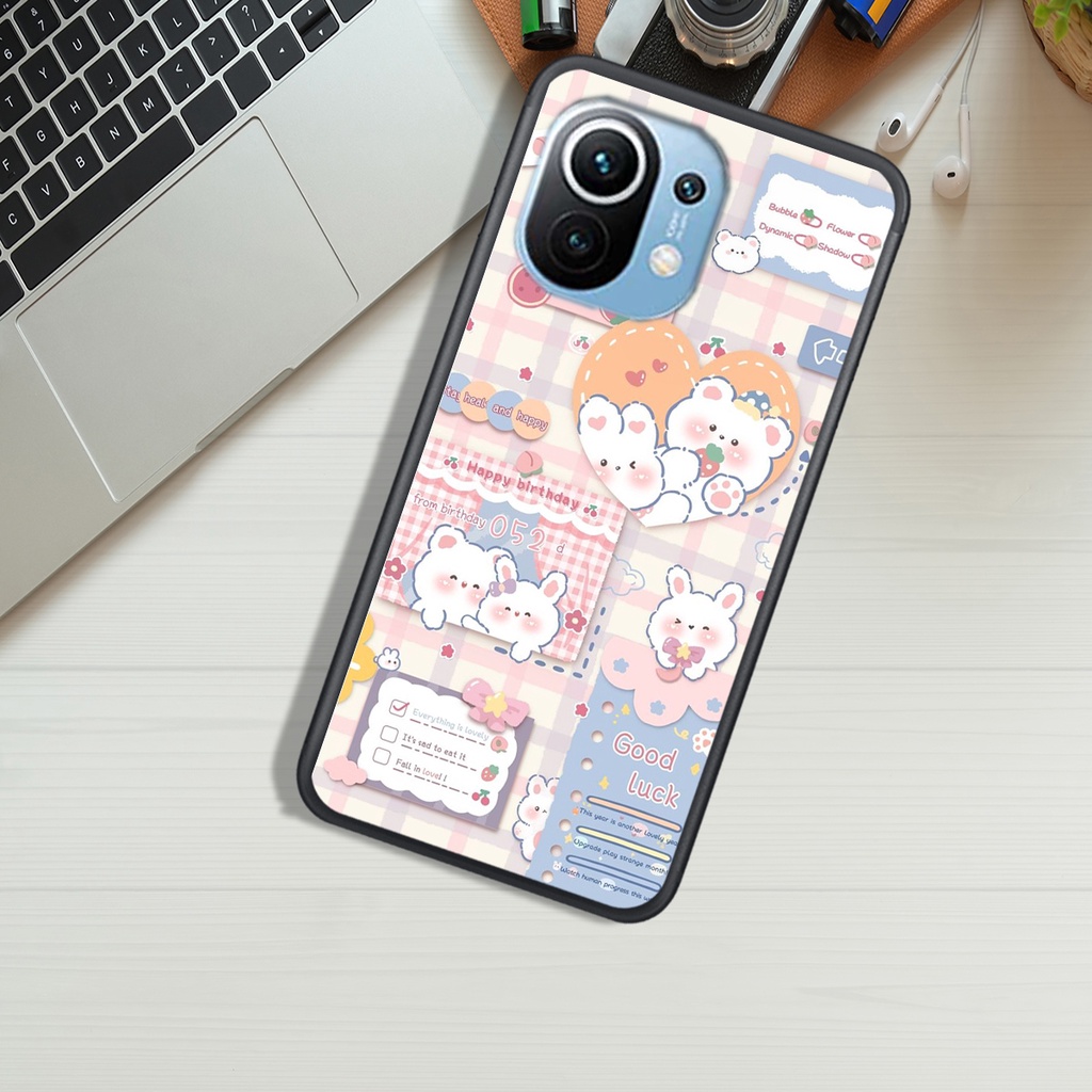 ỐP LƯNG XIAOMI MI 11 - MI 11 LITE - MI 11T - MI 12 5G - MI 12 PRO - MI 12 ULTRA , IN HÌNH GẤU NÂU CHOCOLATE ĐÁNG YÊU.