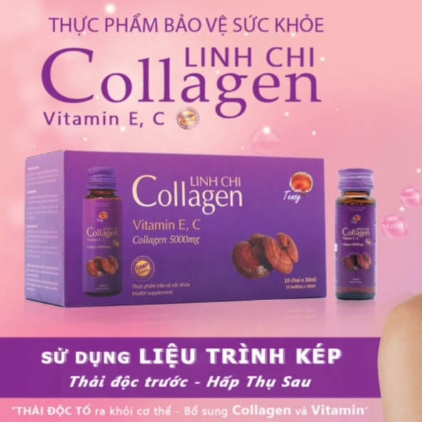 Collagen uống Linh Chi Tensy Chống Lão Hóa Trẻ Hóa Da 300ml