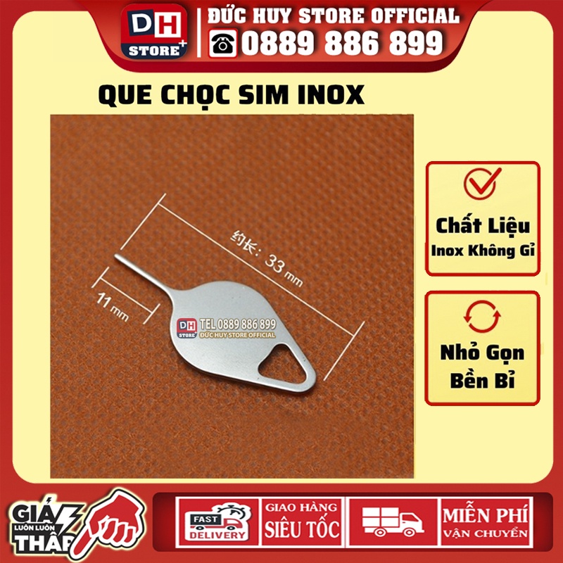 QUE CHỌC SIM Cao Cấp, Hình Giọt Nước, Hàng Chính Hãng Công Ty, Sử Dụng Cho Các Dòng Máy Điện Thoại