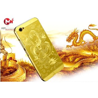 Ốp lưng rồng vàng 3D màu vàng