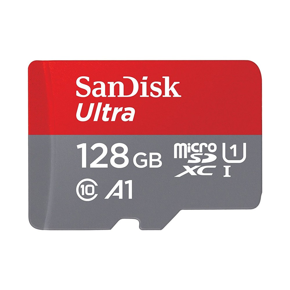 Thẻ nhớ MicroSDXC SanDisk Ultra A1 128GB Class 10 U1 100MB/s - kèm Adapter (Đỏ)