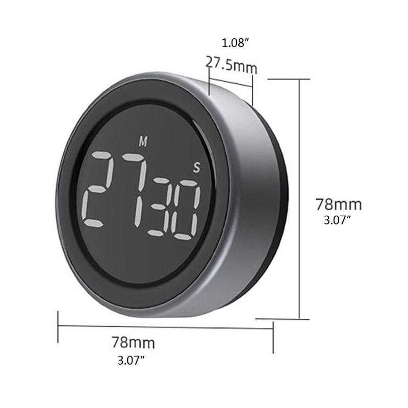 zong  Magnetic Digital Kitchen Timer Large Display Stopwatch Alarm Clock for Kids&amp;Elde