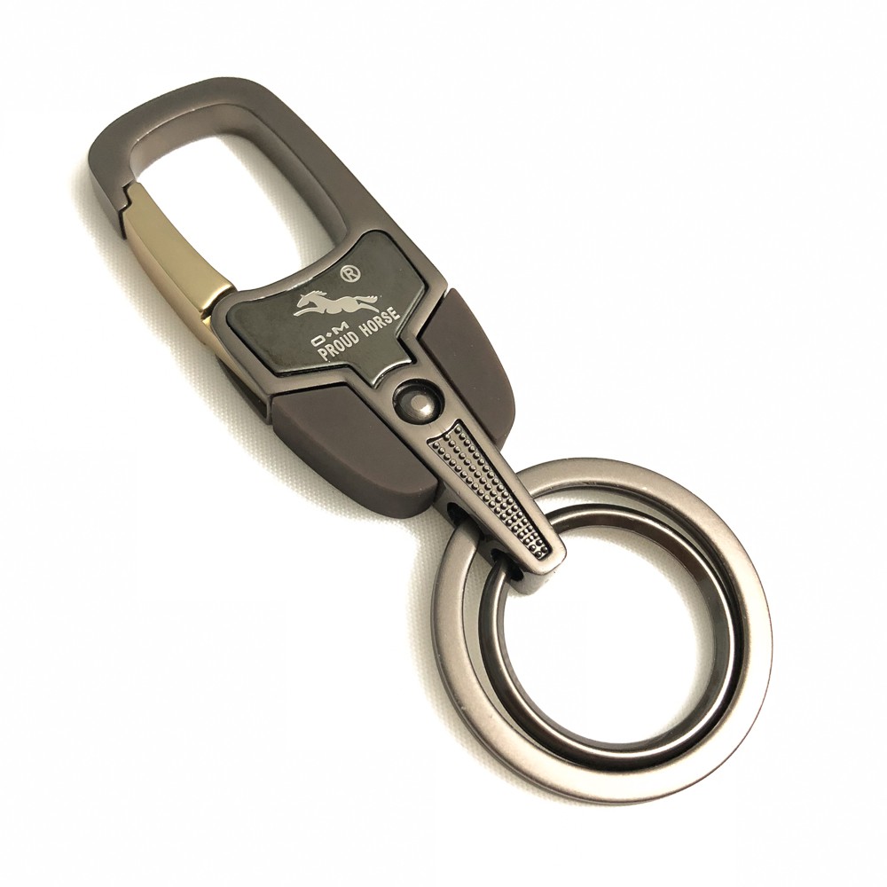 Móc khoá xe máy GADO móc chìa khóa nam lịch lãm OM024 gài thắt lưng inox không gỉ