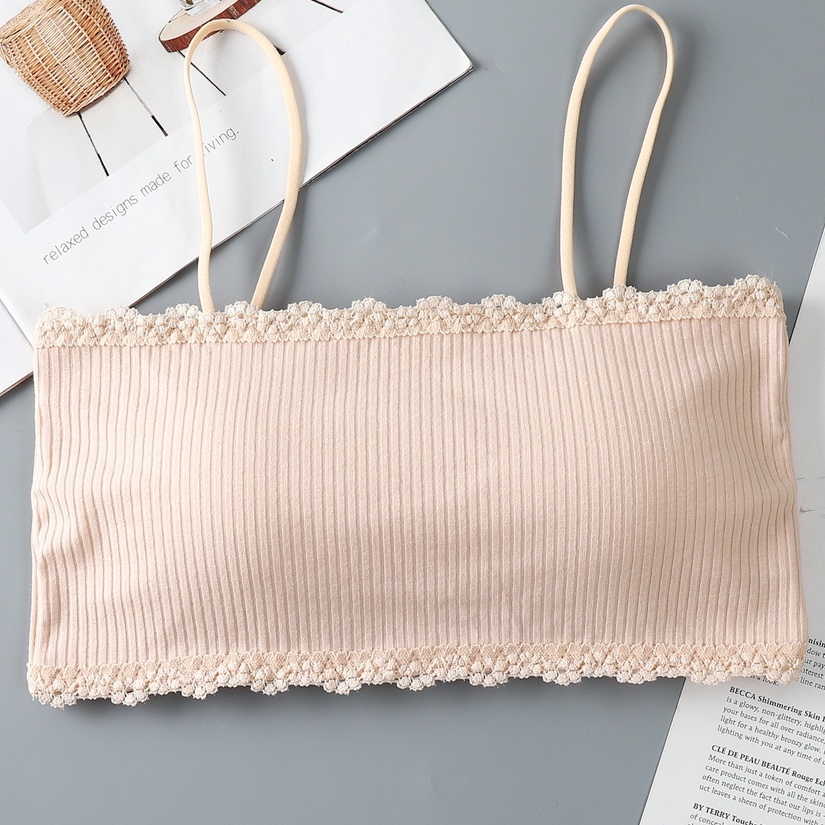 Áo ngực AOWEINISI hai dây không gọng thời trang đơn giản quyến rũ cho nữ